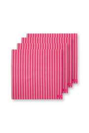 Servetten Pink Stripes - Pip Studio