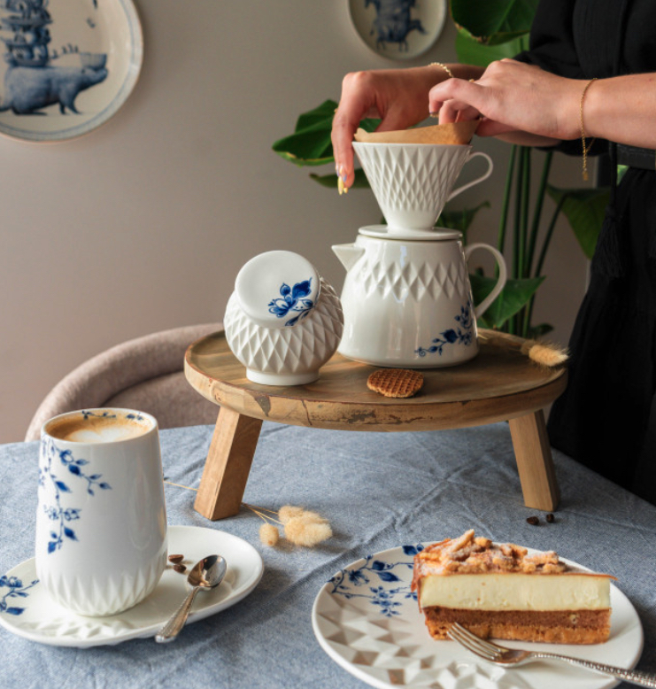 Koffiepot Vouw Heinen Delfts Blauw