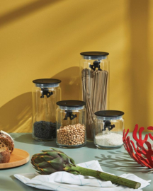 Voorraadpot Gianni Zwart Alessi