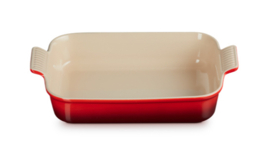 Rechthoekige Ovenschaal Kersenrood 4 liter Le Creuset