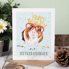 Verjaardagskaart Lettuce Celebrate Wrendale Designs