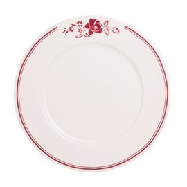 Dinerbord Rose Rood - Dépôt d'Argonne