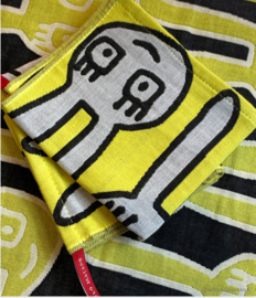 Hand- / Theedoek / Placemat Yuru Usa Yellow Atsuko Matano
