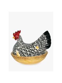 Black Toast Silver Hen Eierschaal - Emma Bridgewater