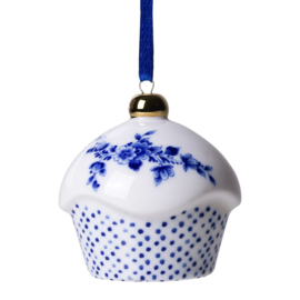Decoratie Cupcake Heinen Delfts Blauw