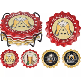 Onderzetters Bier in Houder