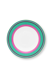 Diep Bord Chique Stripes Pink Green - Pip Studio