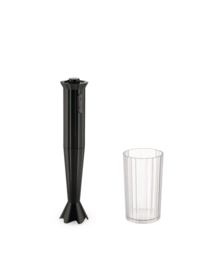 Staafmixer met Maatbeker Plissé Black - Alessi