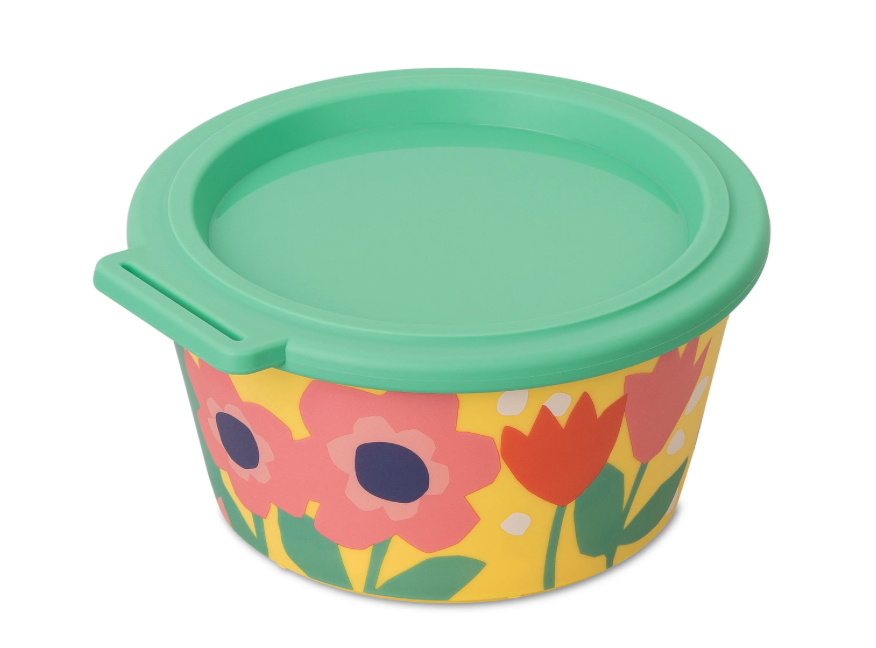 Dekselbak Nora Blooms 700 ml. Koziol