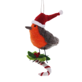 Decoratie Vogel met Takje Meander