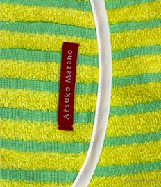 Handdoek Atarashii Toshi Stripe Green - Atsuko Matano