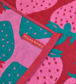 Hand- / Theedoek / Placemat Strawberry Red Atsuko Matano