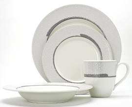 Ontbijtbord (24,3 cm.) - Noritake Ambiance Frost