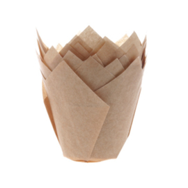 200 Tulp Kraft Muffin Bakvormpjes