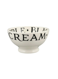 French Bowl Black Toast Emma Bridgewater