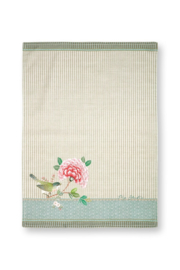 Theedoek Blushing Birds Khaki - Pip Studio