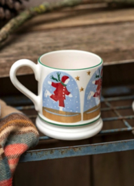 1/2 Pt Mok Ice Skater Snow Globe Emma Bridgewater