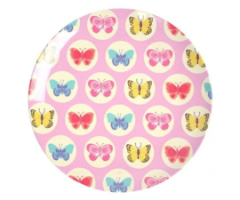 Bord Melamine Happy Butterflies Pink - Ginger