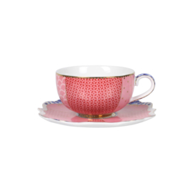 Cadeauset 2 Espressokop & Schotels Royal Pink - Pip Studio