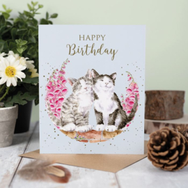 Verjaardagskaart Happy Purrthday - Wrendale Designs