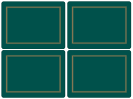 4 Placemats 'Classic Emerald' (40 cm.) - Pimpernel