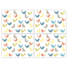 4 Placemats Scandic Birds (40 cm.) - Pimpernel Catherine Lansfield