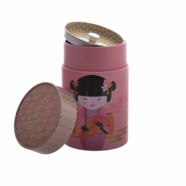 Rond Theeblik New Little Geisha Rose - EIGENart