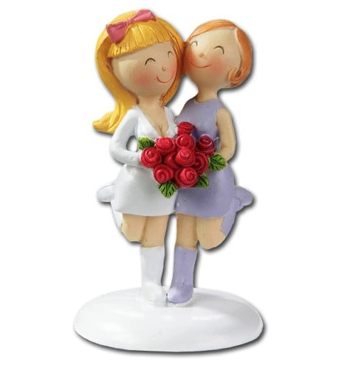 Taarttopper Bruidspaar Dames