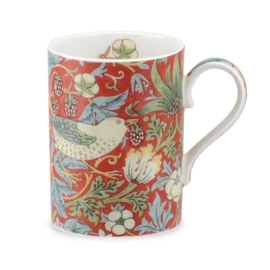 Mok Morris & Co Strawberry Thief Crimson / Slate Royal Worcester