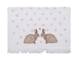 Gastendoekje Bunnies in Love Clayre & Eef