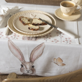 Tafelkleed Rustic Easter Bunny (100 cm.) - Clayre & Eef