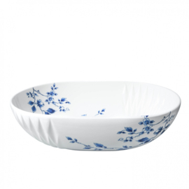 Saladeschaal Blauw Vouw Heinen Delfts Blauw