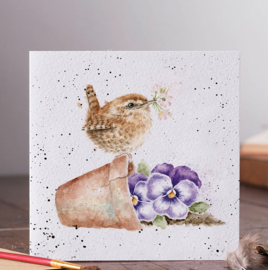 Wenskaart Pottering About Wrendale Designs