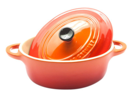 Aardewerk Ovaal Stoofpannetje Oranjerood - Le Creuset