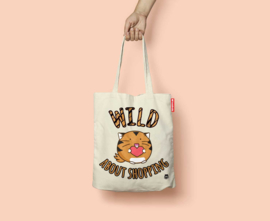 Tas 'Wild About Shopping' - Fuzzballs