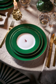 Gebaksbord Dark Green Birds Pip Studio