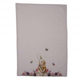 Theedoek Happy Bunny - Clayre & Eef
