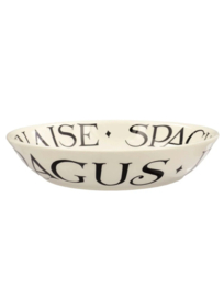 Pastabord/-schaal Black Toast Medium Emma Bridgewater