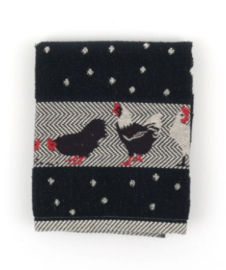 Keukendoek Chickens Black Bunzlau Castle
