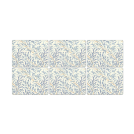 6 Placemats (30,5 cm.) - Pimpernel Morris & Co Willow Boughs Blue