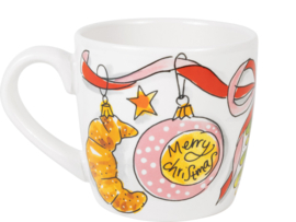Mok Cappuccino Ribbon Blond Amsterdam