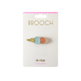 Broche Glitter IJsje - Rice