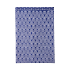 Theedoek Abstract Heinen Delfts Blauw