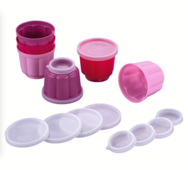 Puddingvormpjes met Deksel Peppa Pig Dr. Oetker