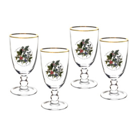 Glas Goblet The Holly & The Ivy Portmeirion
