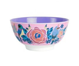 Schaal Melamine Singing Birds Pink - Ginger