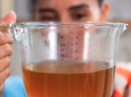 Maatbeker Chef met Deksel 1 l. Coral Mepal