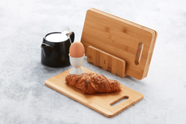 Ontbijtplankjes Bamboe Point-Vergule