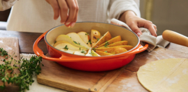 Gietijzeren Tarte Tatinvorm Oranjerood Le Creuset