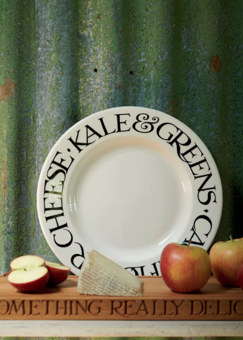 Dinerbord Veggies Black Toast Emma Bridgewater